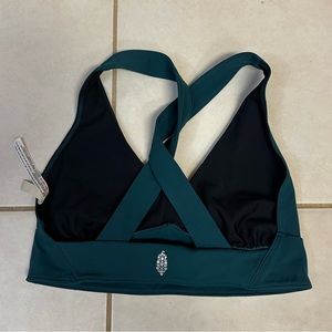 Teal Free People bra
